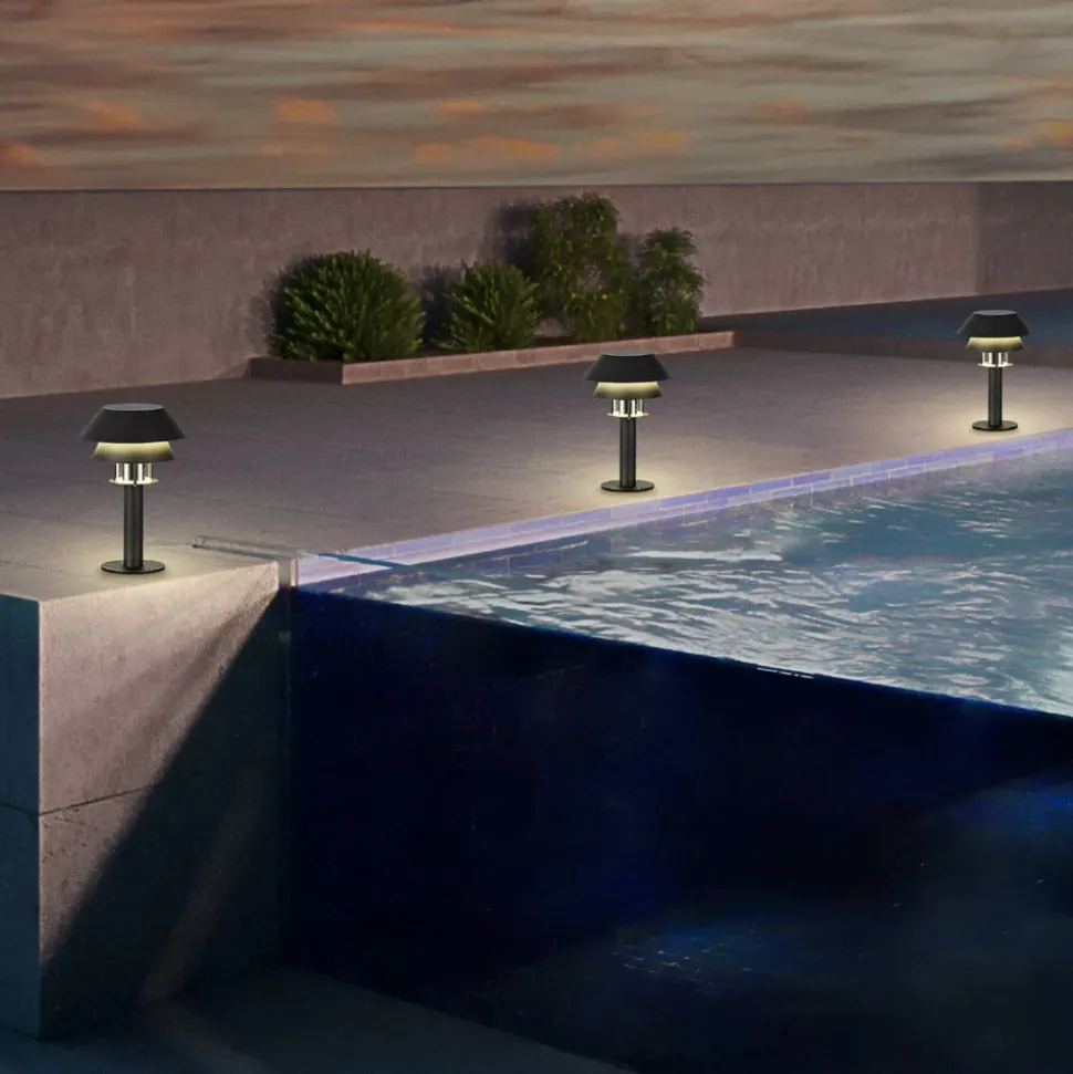 Sokkellamp Chiappera met dubbele kap