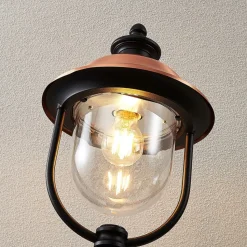 Sokkellamp Clint, 53cm, metaal, zeewaterbestendig, E27