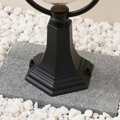 Sokkellamp Clint, 53cm, metaal, zeewaterbestendig, E27