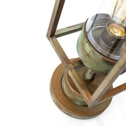 Sokkellamp Cubic³ 3369 messing antiek/helder