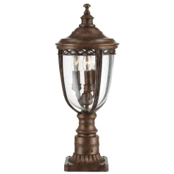 Sokkellamp English Bridle, brons