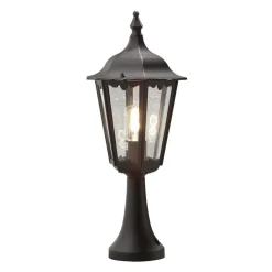 Sokkellamp Firenze, zwart