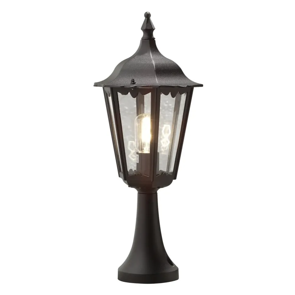 Sokkellamp Firenze, zwart