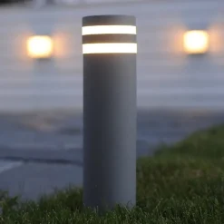 Sokkellamp Focus, antraciet