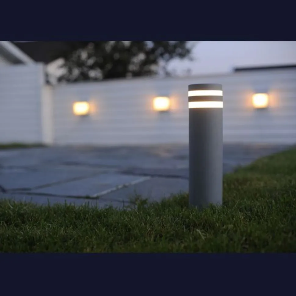 Sokkellamp Focus, antraciet