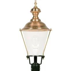 Sokkellamp K4b met koper, groen