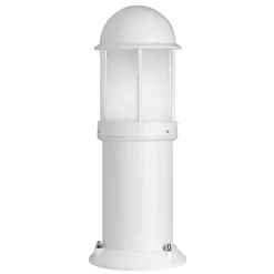 Sokkellamp Marco van aluminium, wit