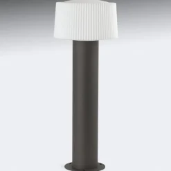 Sokkellamp Muffin met geribbelde kap, 55,9 cm