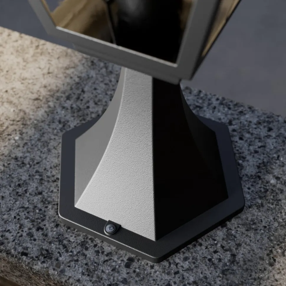 Sokkellamp Norfolk, glas-in-lood