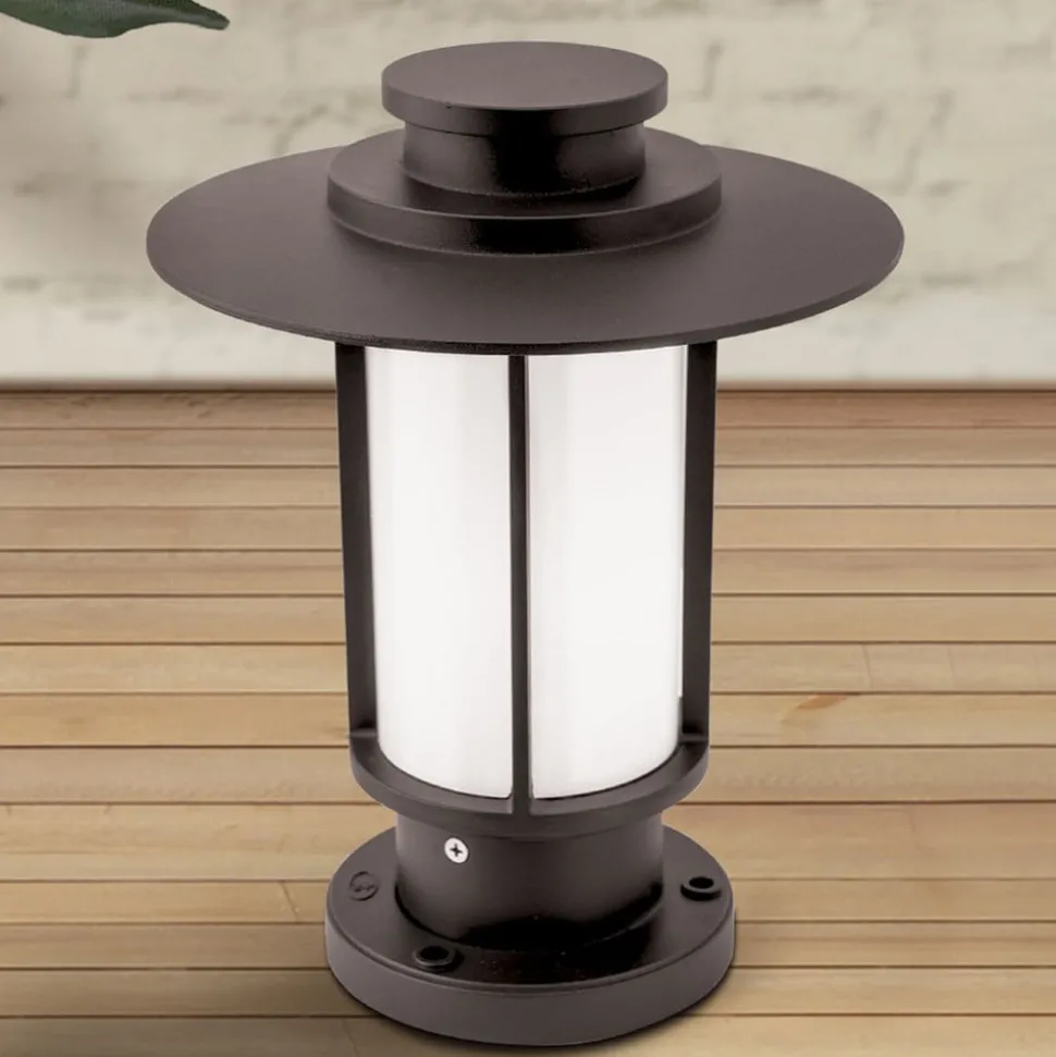 Sokkellamp Putri in donkerbruin