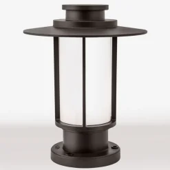 Sokkellamp Putri in donkerbruin