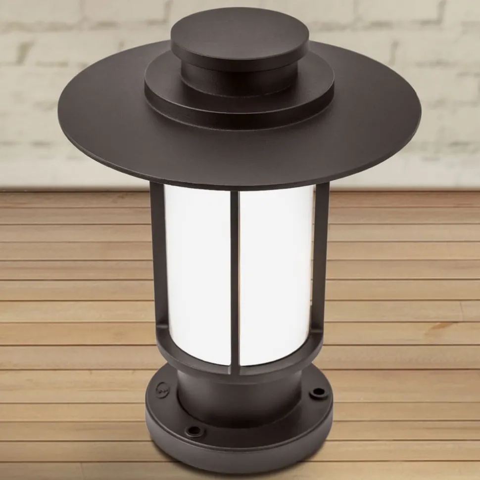 Sokkellamp Putri in donkerbruin