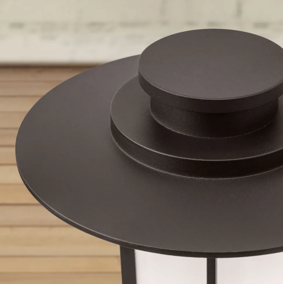 Sokkellamp Putri in donkerbruin