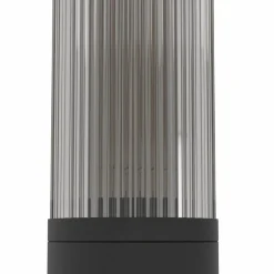 Sokkellamp Salle, hoogte 46,5 cm, zwart, aluminium