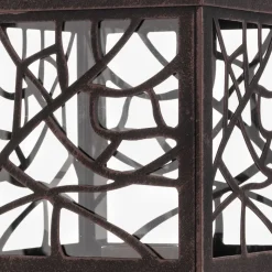 Sokkellamp Whitney, roestkleurig