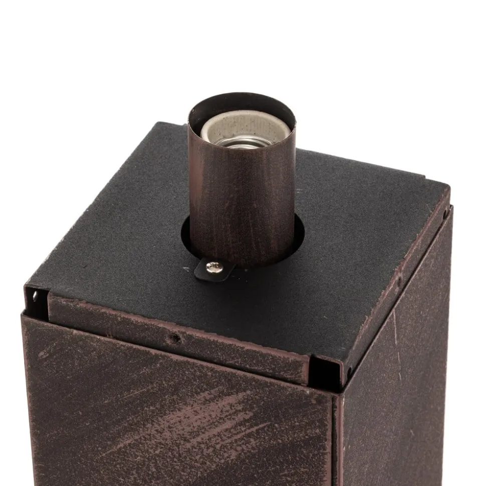 Sokkellamp Whitney, roestkleurig