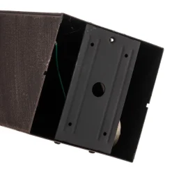 Sokkellamp Whitney, roestkleurig