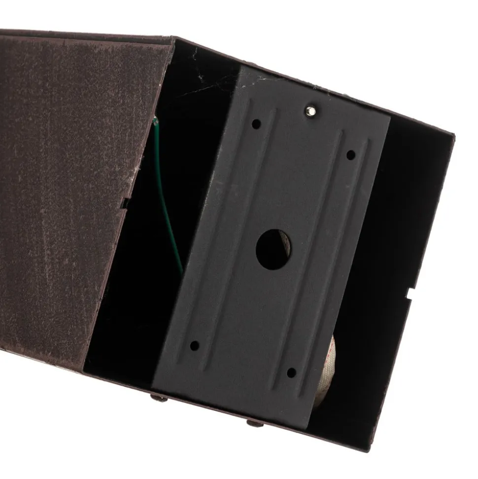 Sokkellamp Whitney, roestkleurig