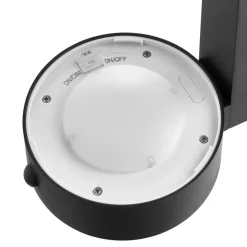 Solar buitenwandlamp Coupar, zwart, kunststof, IP44