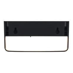 Solar LED buiten wandlamp Saulio, zwart, aluminium, IP44