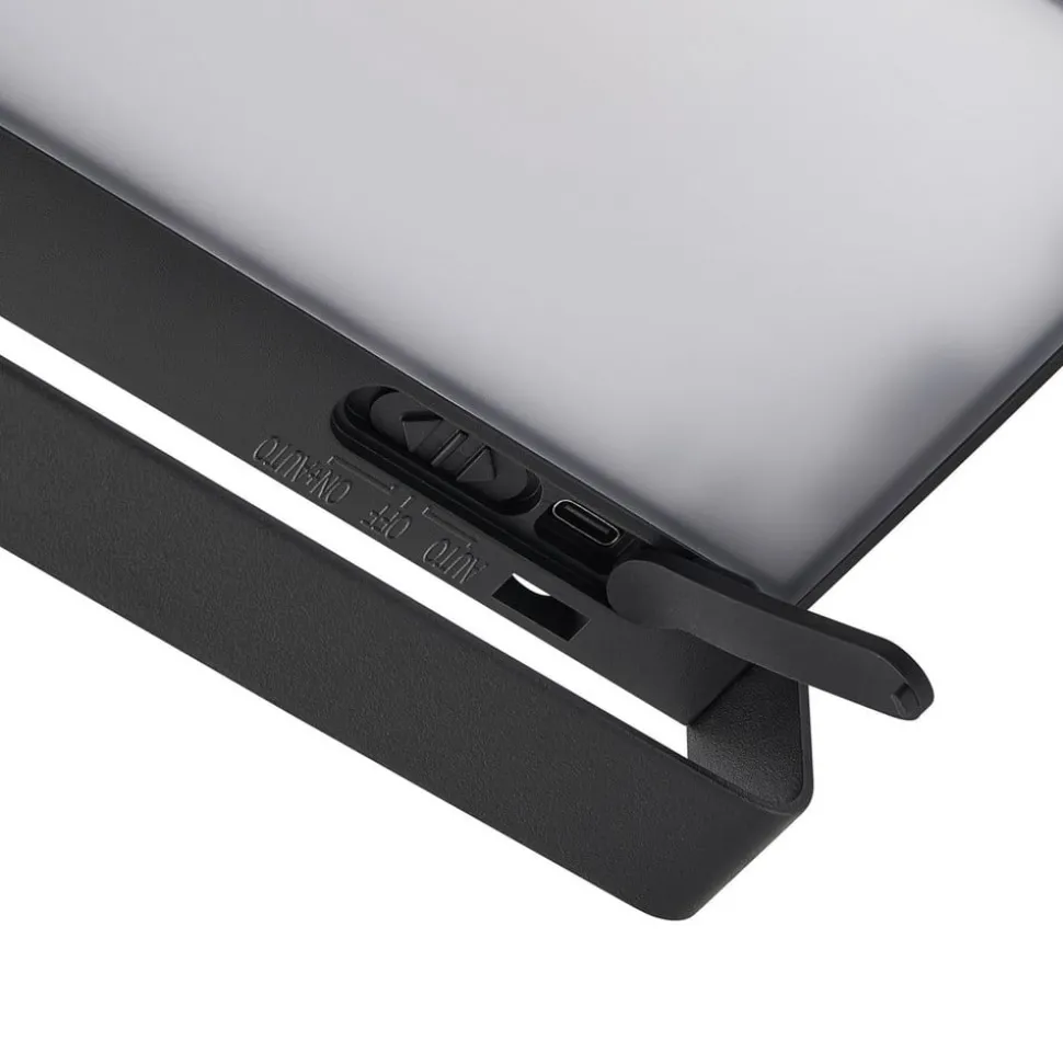 Solar LED buiten wandlamp Saulio, zwart, aluminium, IP44