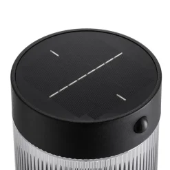 Solar tuinpadverlichting Coupar, zwart, aluminium, IP44