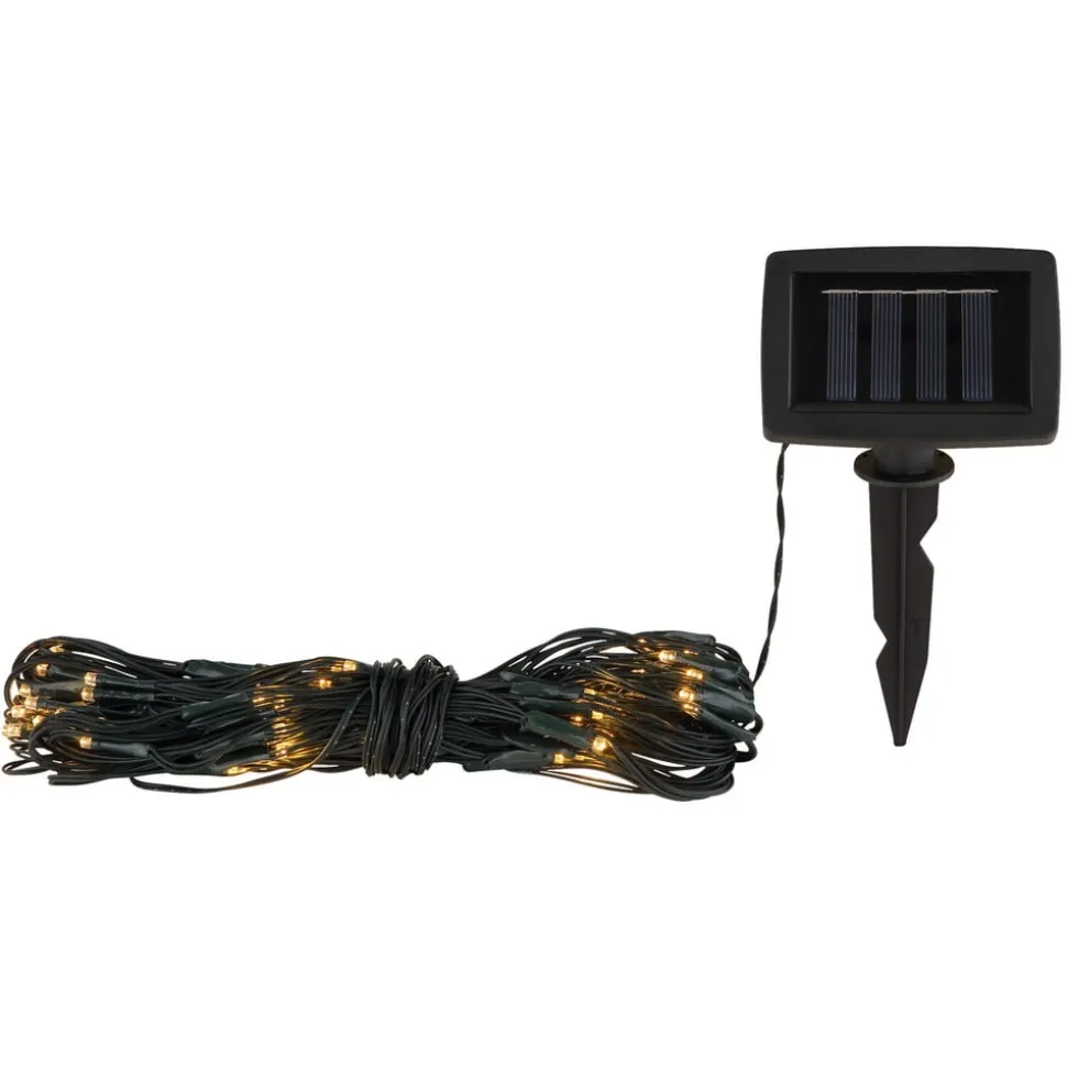 Solar-LED lichtgordijn IP44 110x90cm 100-lamps