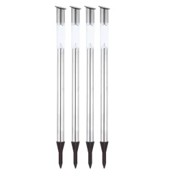 Solar-LED tuinpadverlichting aardspies per 4-set