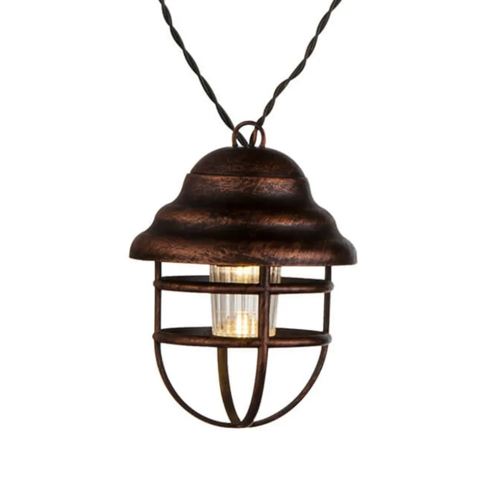 Solar-lichtketting Lina met 8 lantaarns