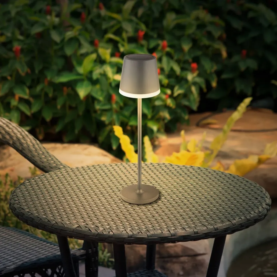 Solar-tafellamp 36637A, IP44, antraciet