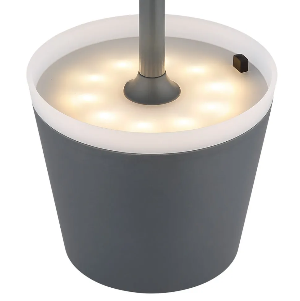 Solar-tafellamp 36637A, IP44, antraciet