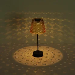 Solar-tafellamp 36634-2S in 2 per set zwart/rook