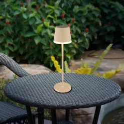 Solar-tafellamp 36637S, IP44, zand