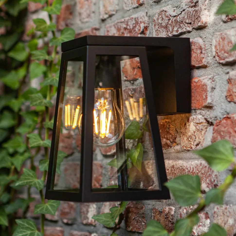 Solar-wandlamp Fia van aluminium en glas, IP44