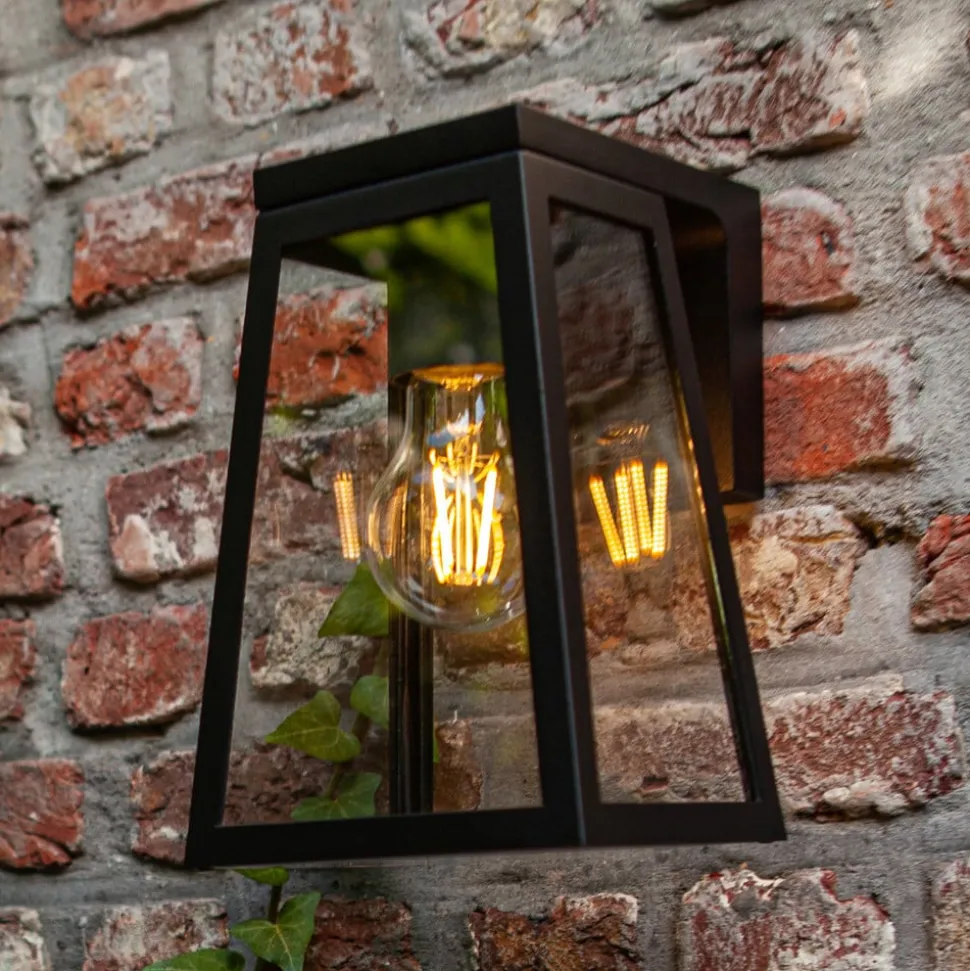 Solar-wandlamp Fia van aluminium en glas, IP44