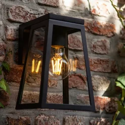 Solar-wandlamp Fia van aluminium en glas, IP44