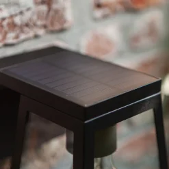 Solar-wandlamp Fia van aluminium en glas, IP44