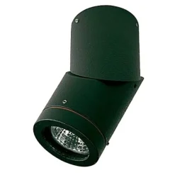 Soleo spot, zwart, IP44, draaibaar, aluminium