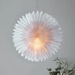 Solina decoratieve ster, hangend, wit, Ø 60 cm
