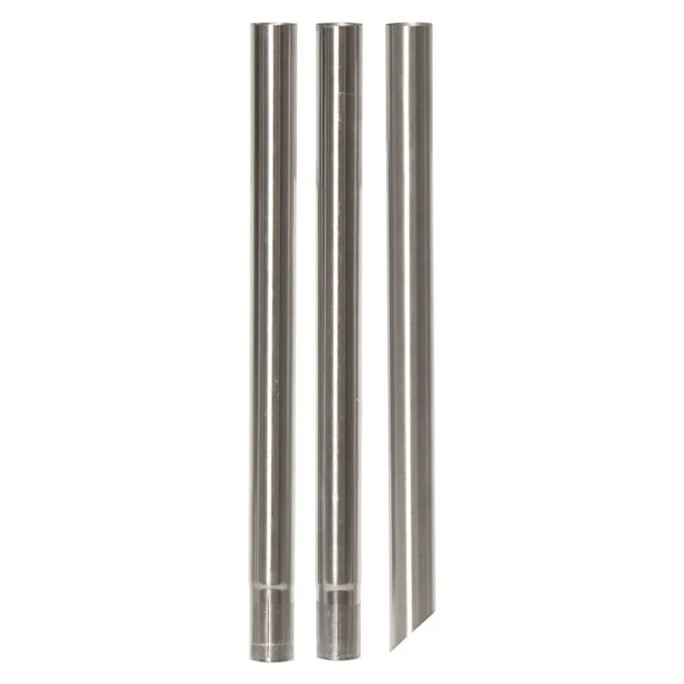 Solini LED grondspies lamp, wit/zilver, hoogte 90 cm