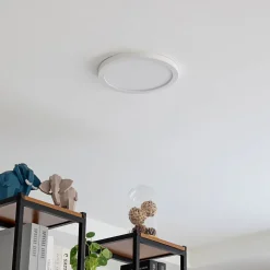 Solvie LED plafondlamp, wit, rond, Ø 30 cm