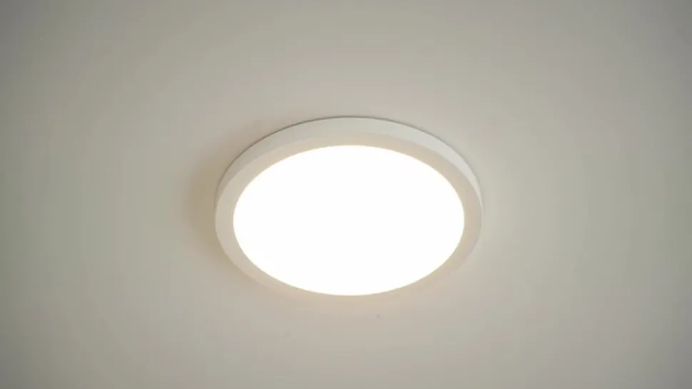 Solvie LED plafondlamp, wit, rond, Ø 30 cm