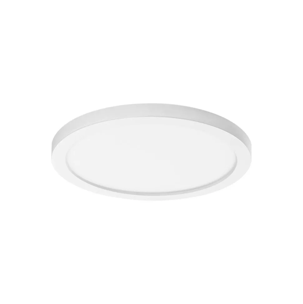 Solvie LED plafondlamp, wit, rond, Ø 30 cm