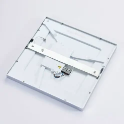 Solvie LED plafondlamp, wit, hoekig, 30 x 30 cm