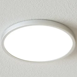 Solvie LED plafondlamp, zilver, rond, Ø 30 cm