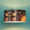 Space hanglamp met ruimteprint