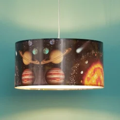 Space hanglamp met ruimteprint
