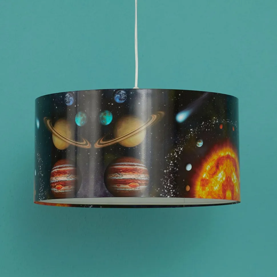 Space hanglamp met ruimteprint
