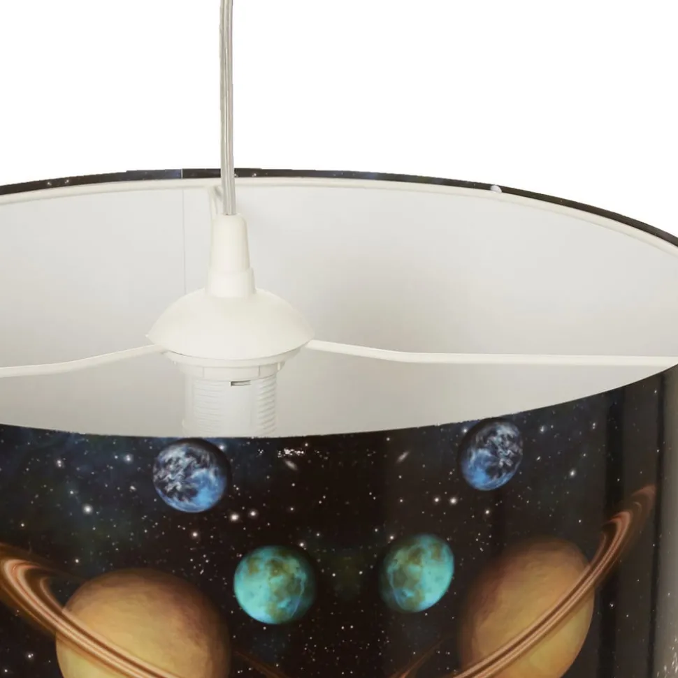 Space hanglamp met ruimteprint