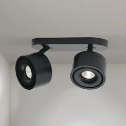 Specter LED plafondspot, zwart, lengte 19,4 cm, aluminium